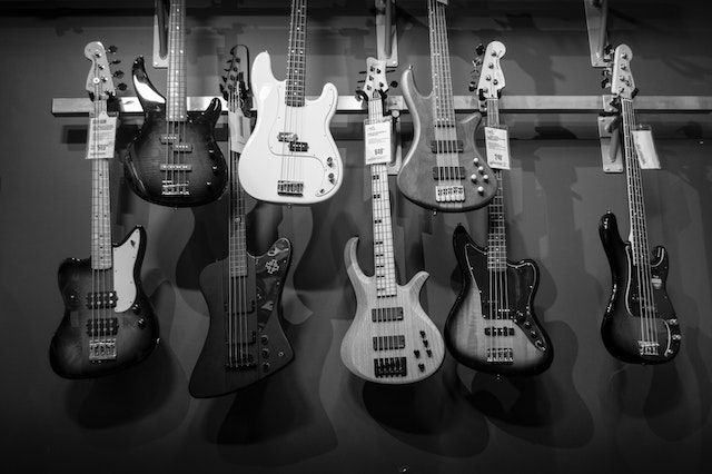 wall of guitars