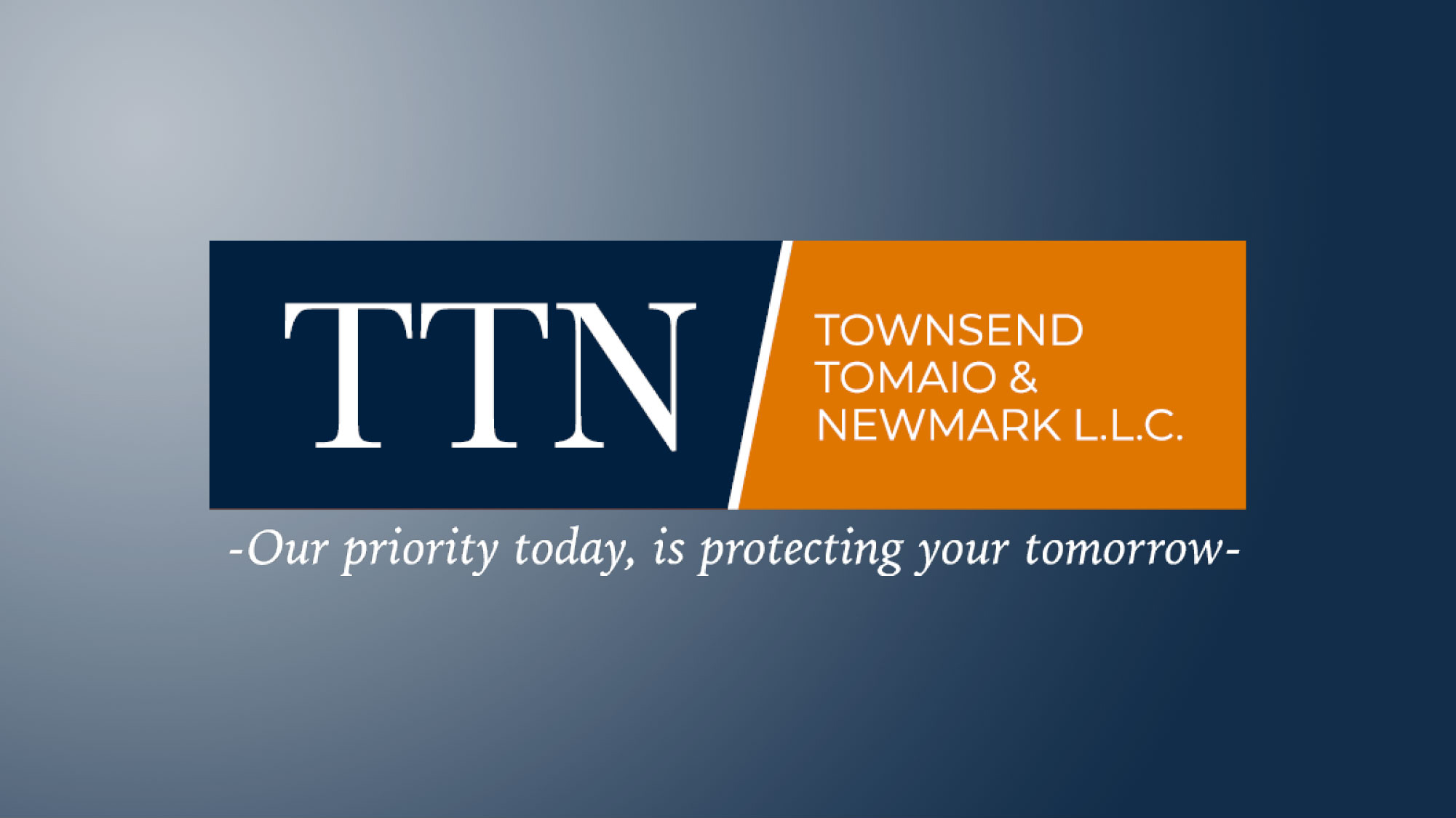 Logo for Townsend Tomaio & Newmark L.L.C. features 